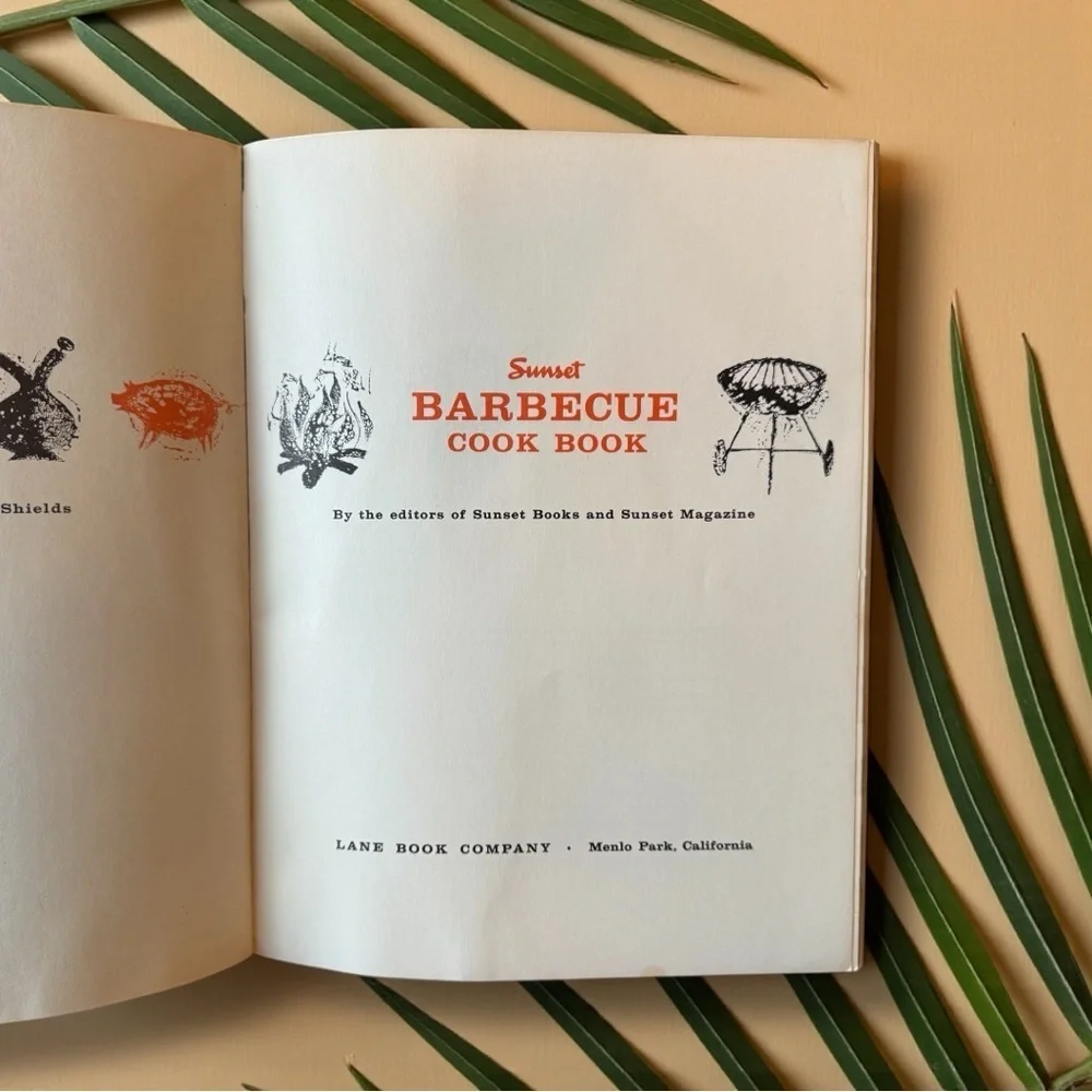 Vintage 1964 Sunset Barbecue Cook Book – Lane Book Company